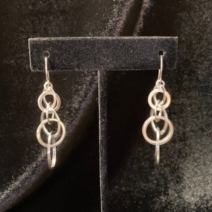 Silver Circles - 2 different pairs